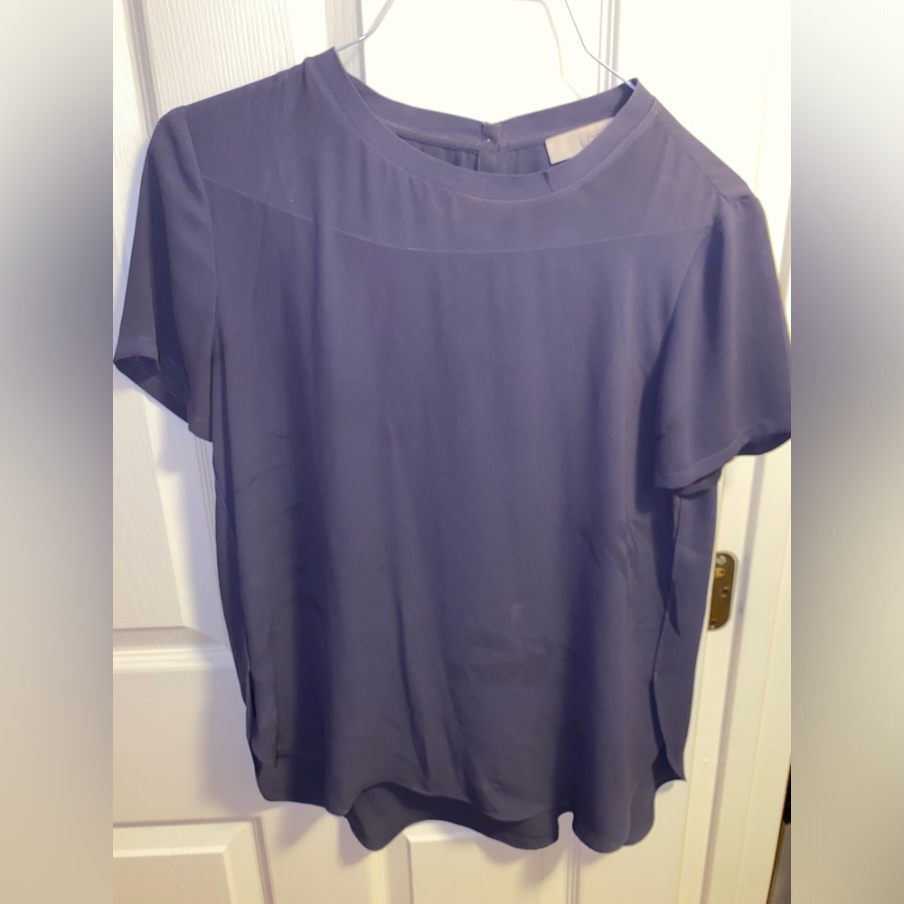 Purple loft blouse
